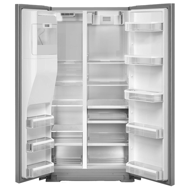 Whirlpool WSF26C2EXB 26.4 Cu. Ft. Black Side - Image 2